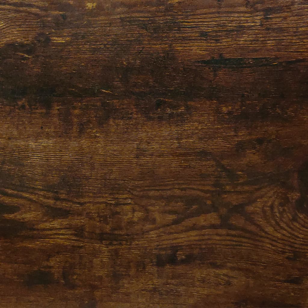 skoskab 63x24x104 cm konstrueret træ røget egetræsfarve