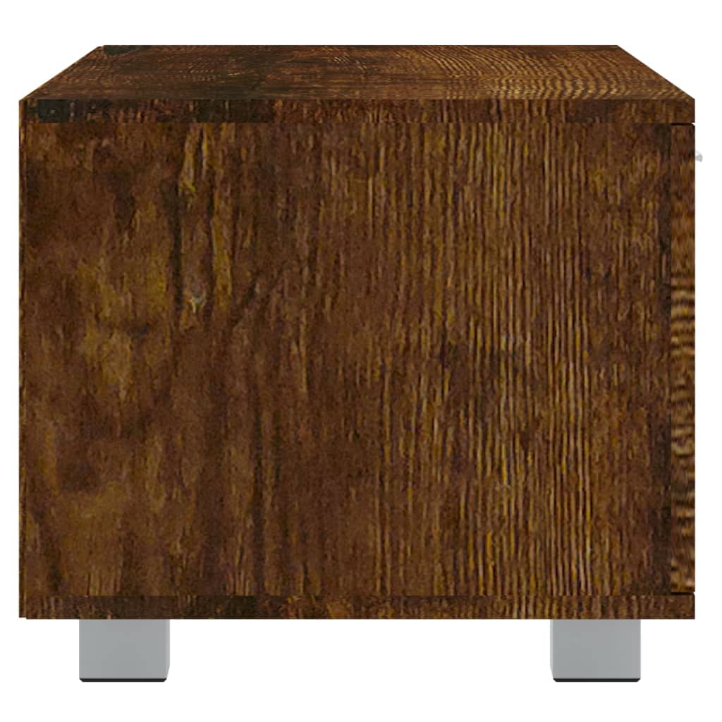 tv-bord 120x40,5x35 cm konstrueret træ røget egetræ