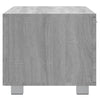 tv-bord 120x40,5x35 cm konstrueret træ grå sonoma-eg