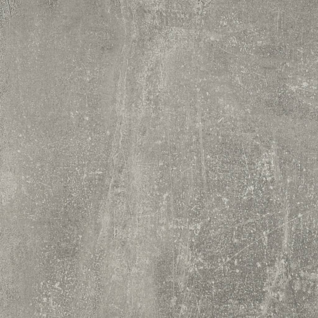 skobænk 80x24x45 cm konstrueret træ betongrå