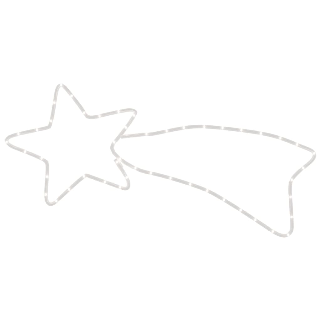 stjerneskud julefigur 48 LED'er 65x28 cm varmt hvidt lys