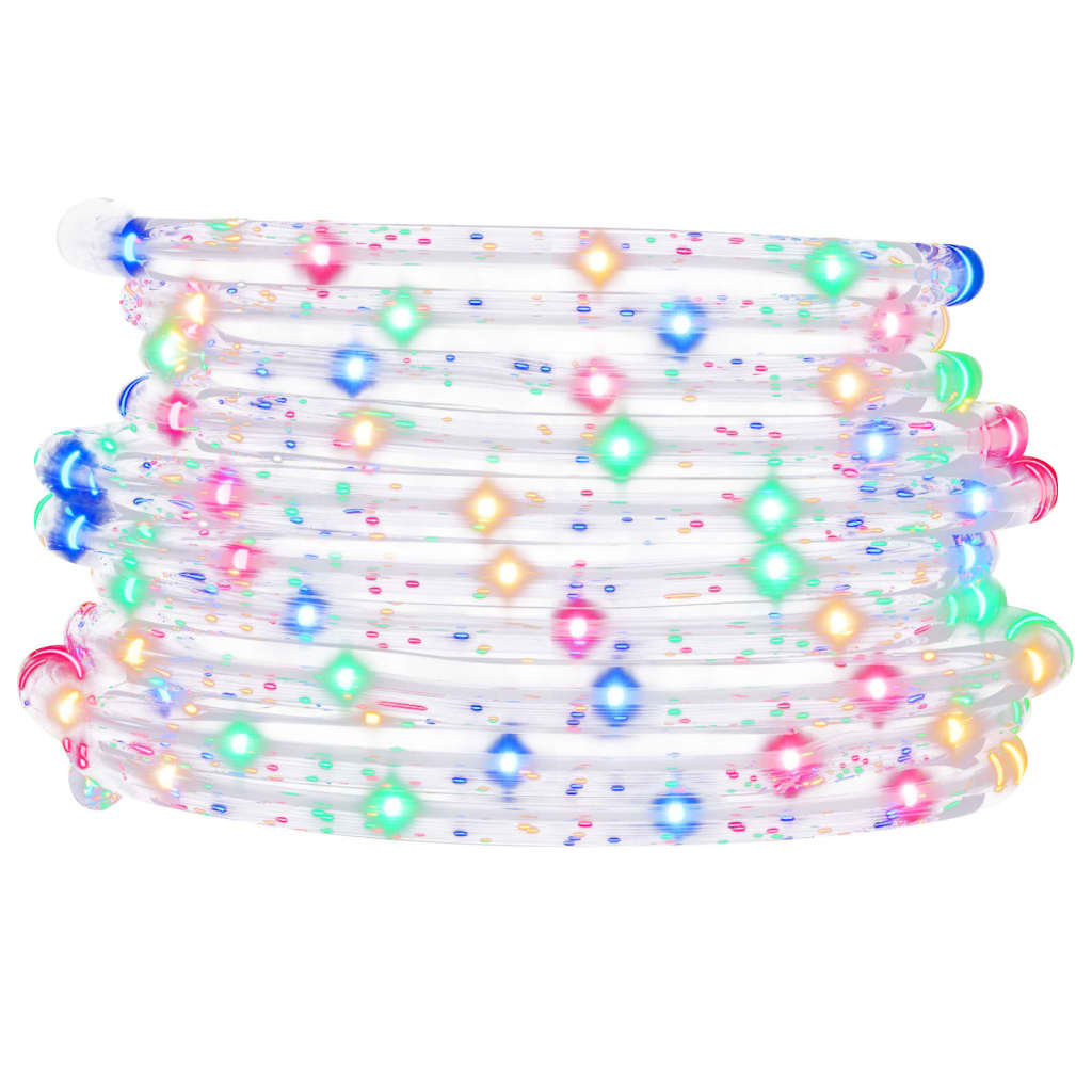 lyskæde 480 LED'er 20 m PVC flerfarvet lys
