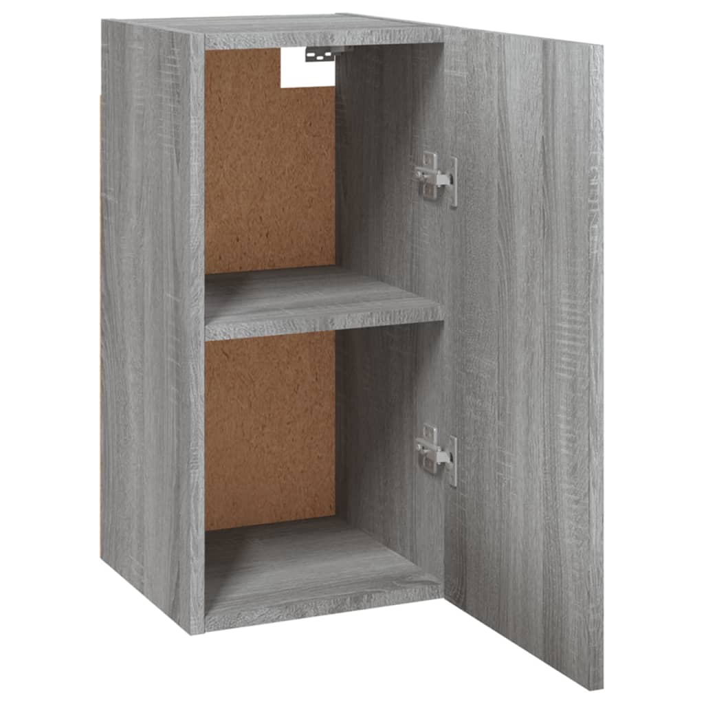 tv-skab 30,5x30x60 cm konstrueret træ grå sonoma-eg