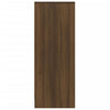 skoskab 60x35x92 cm konstrueret træ brun egetræsfarve