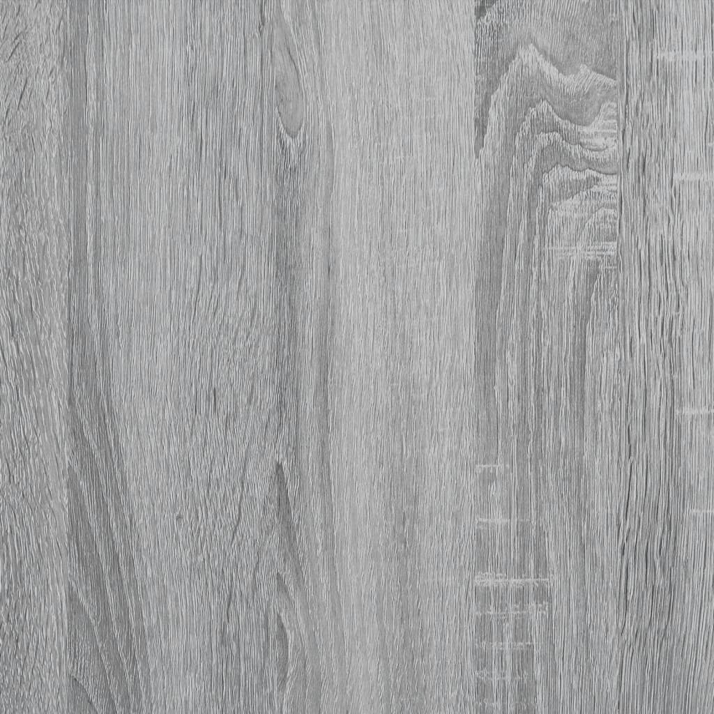 skobænk 60x30x45 cm konstrueret træ grå sonoma-eg