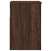 skobænk 60x30x45 cm konstrueret træ brun egetræ