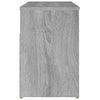 skobænk 80x30x45 cm konstrueret træ grå sonoma-eg
