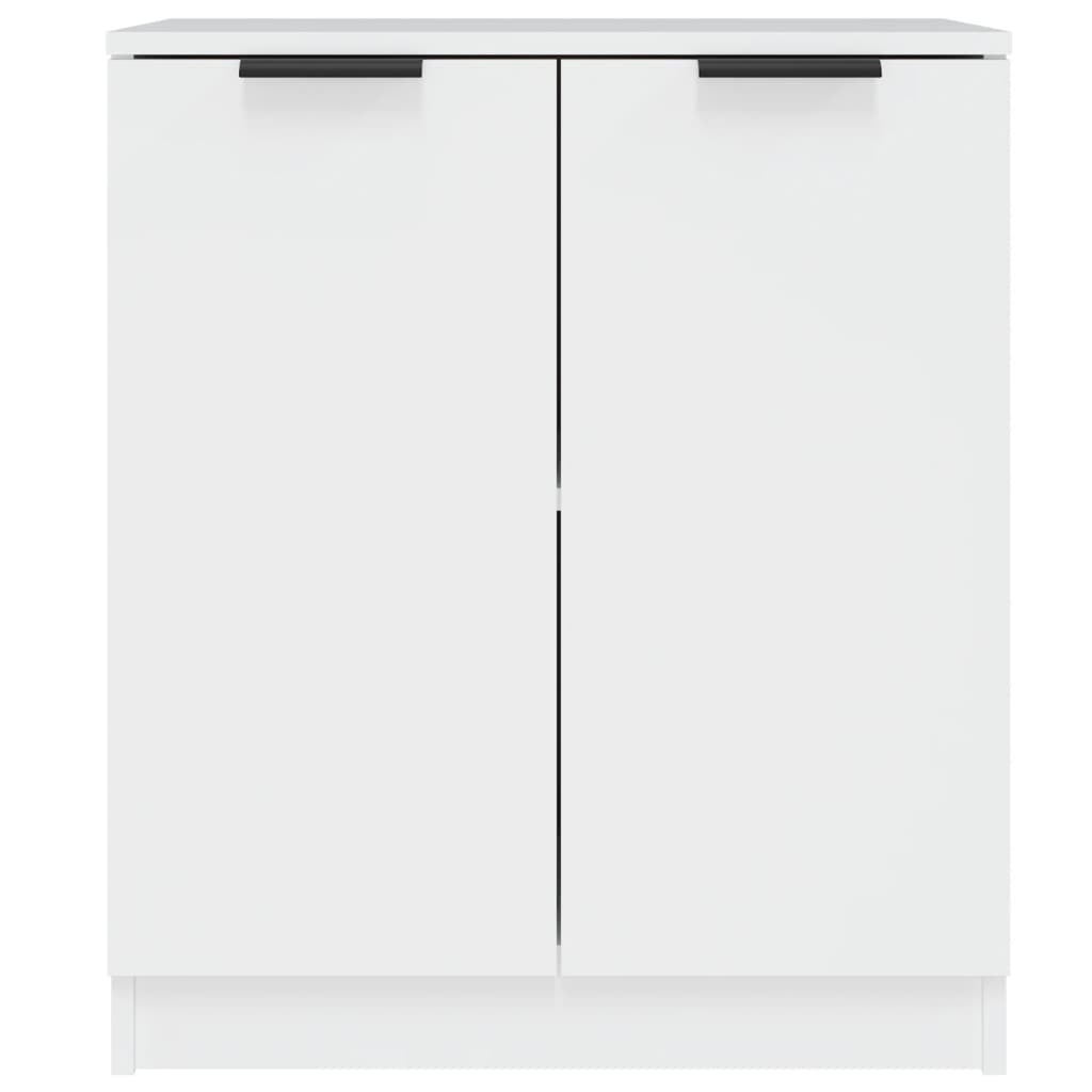 skænk 60x30x70 cm konstrueret træ hvid