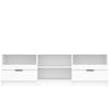 tv-skab 150x33,5x45 cm konstrueret træ hvid