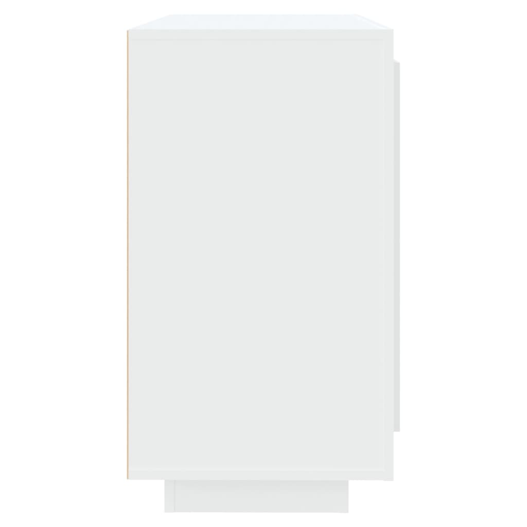 skænk 80x40x75 cm konstrueret træ hvid