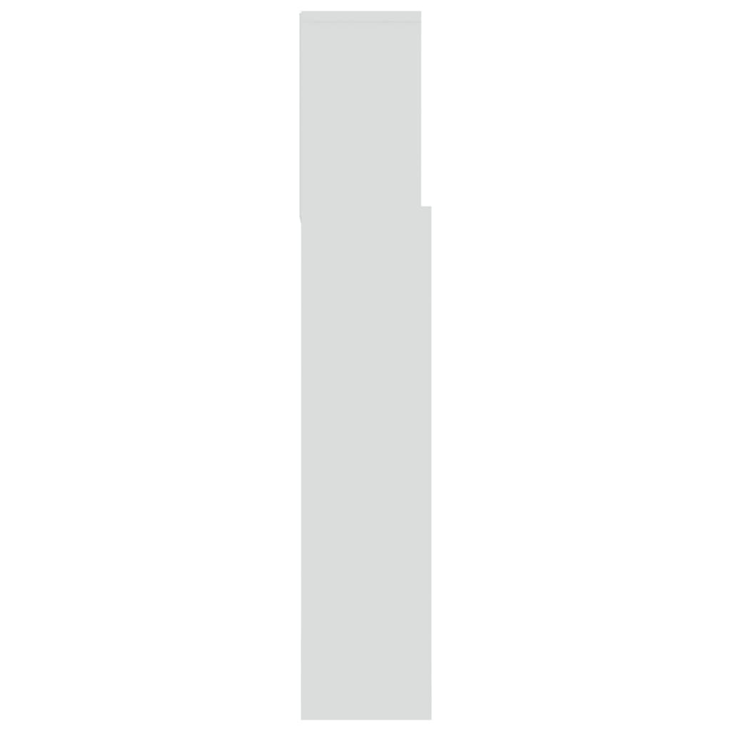 sengegavl med opbevaring 180x19x103,5 cm hvid