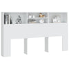 sengegavl med opbevaring 180x19x103,5 cm hvid