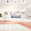 sengegavl med opbevaring 180x19x103,5 cm hvid