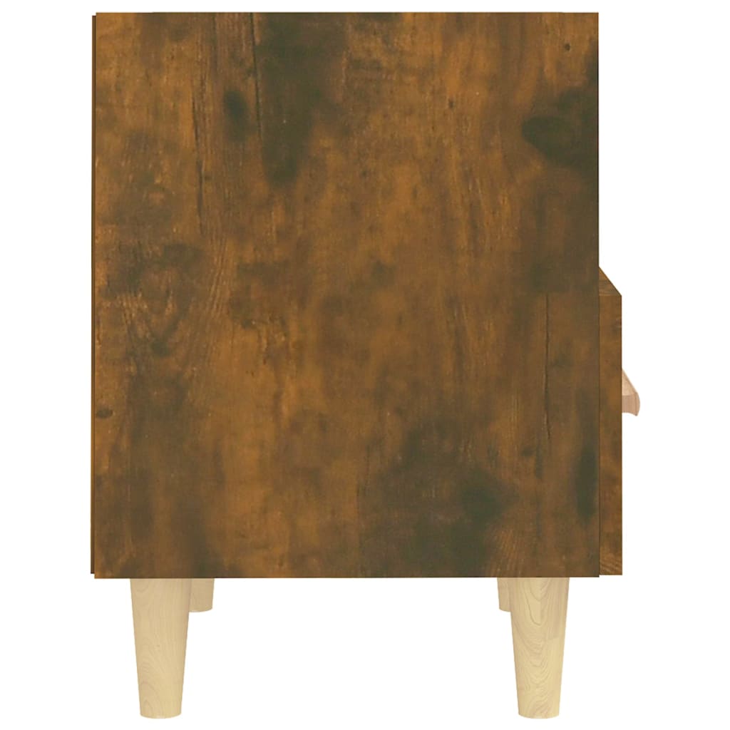 sengebord 40x35x47 cm røget egetræsfarve