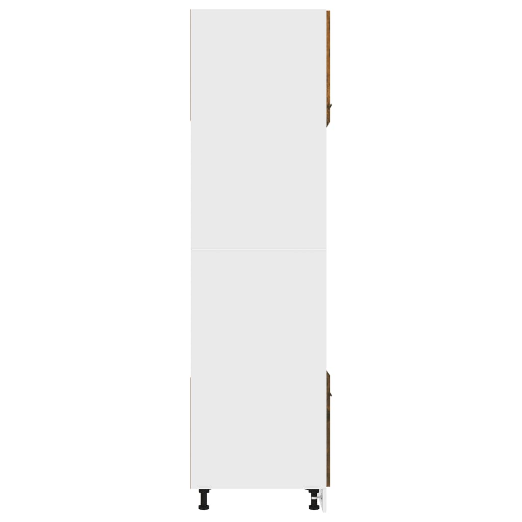 mikrobølgeovnsskab "Lyon" røget eg 60x57x207 cm konstrueret træ