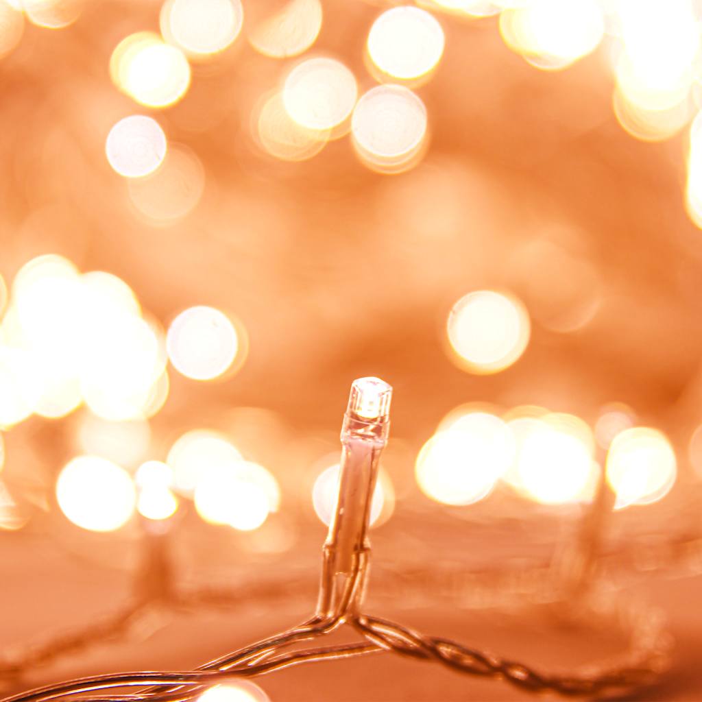 LED-lyskæde med 150 LED'er 15 m PVC varmt hvidt lys