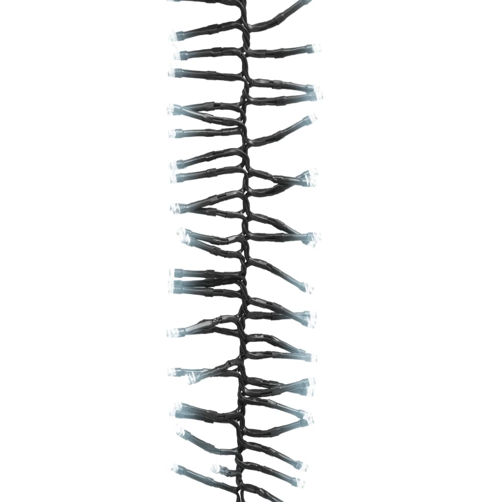 LED-lyskæde 400 LED'er 7,4 m PVC koldt hvidt lys