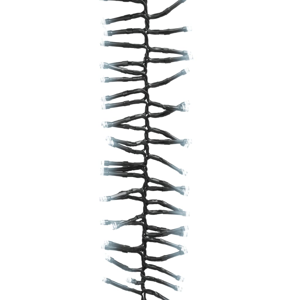 LED-lyskæde 1000 LED'er 11 m PVC koldt hvidt lys