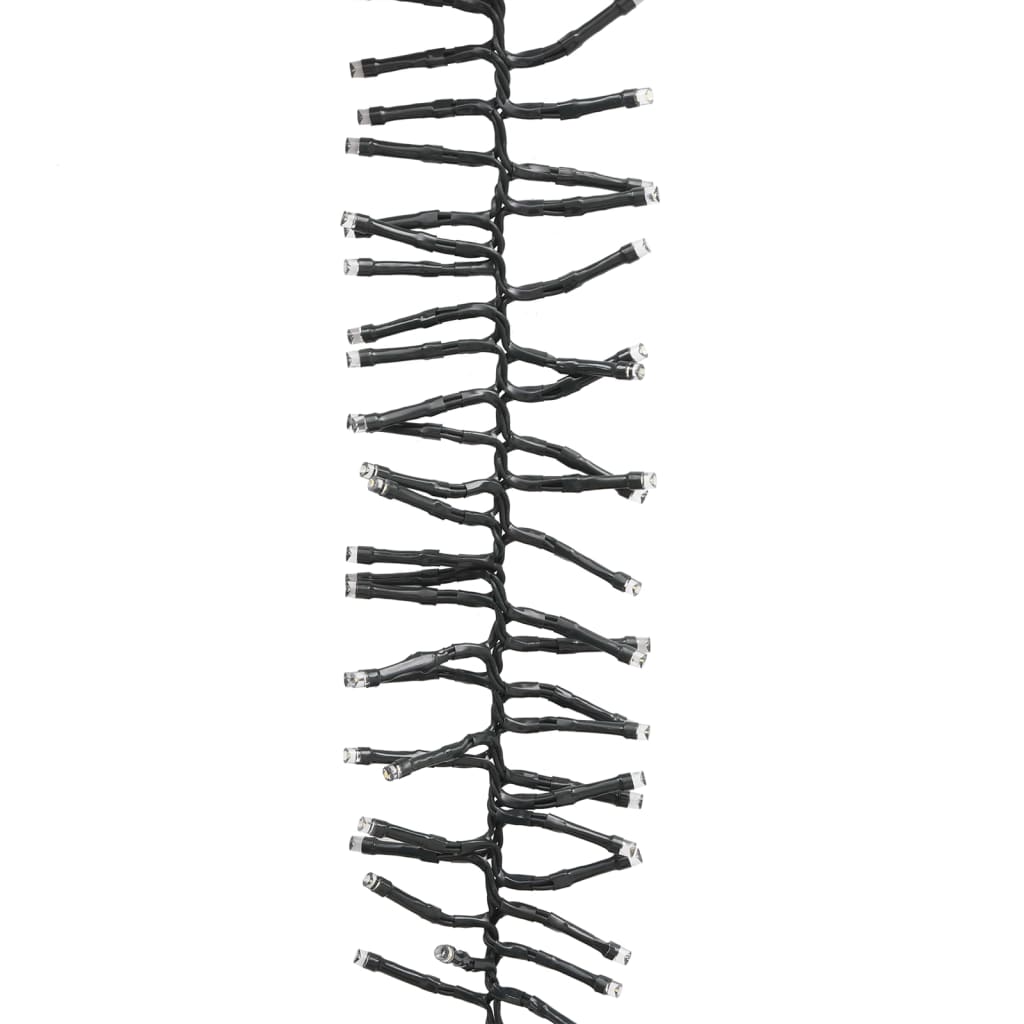 LED-lyskæde 3000 LED'er 23 m PVC blåt lys