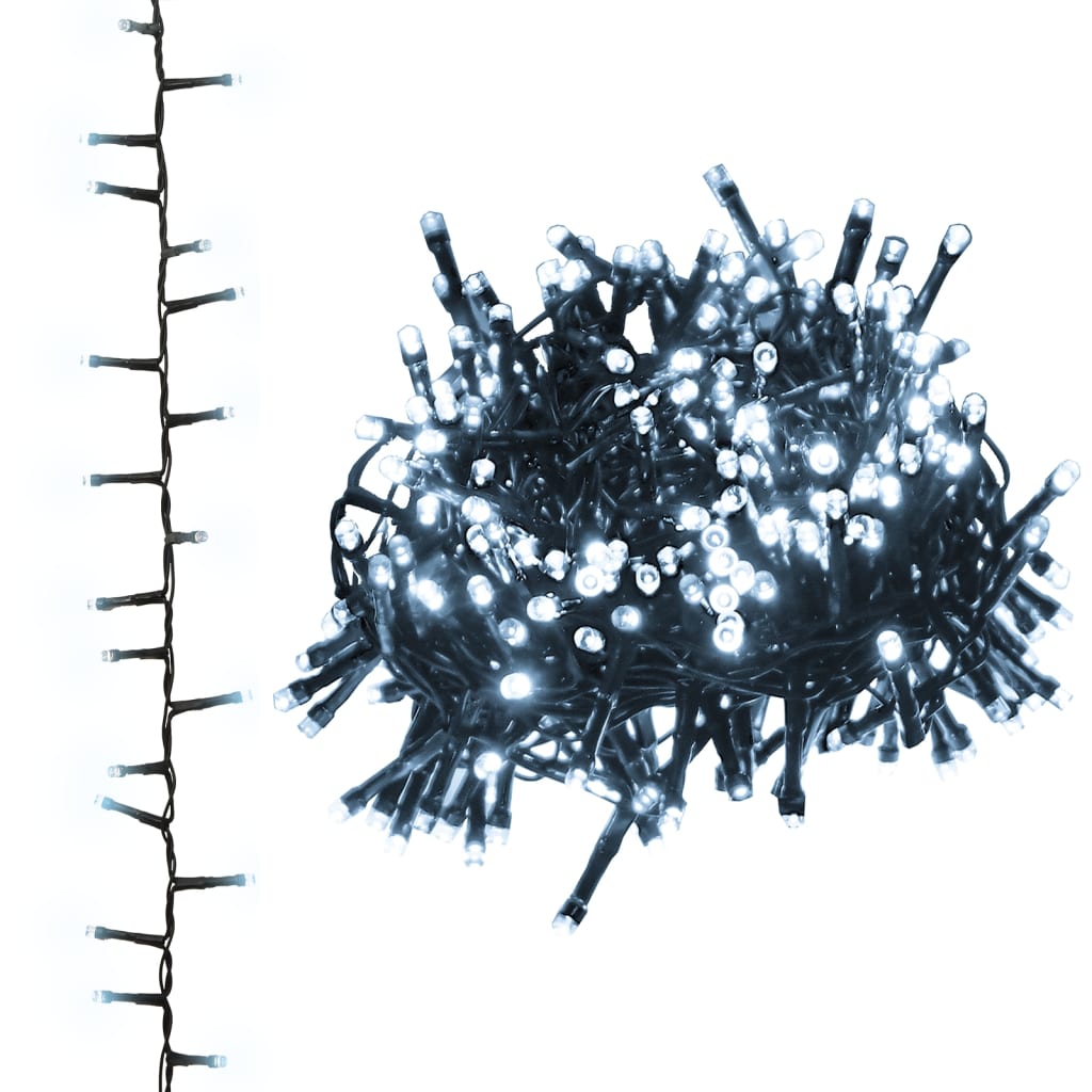 kompakt LED-lyskæde 1000 LED'er 25 m PVC koldt hvidt lys