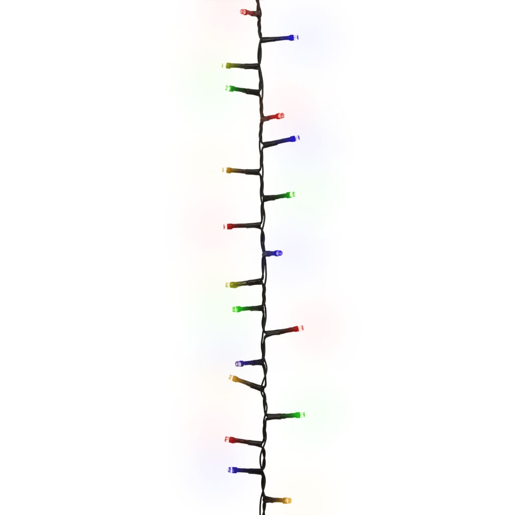 kompakt LED-lyskæde 1000 LED'er 25 m PVC flerfarvet lys