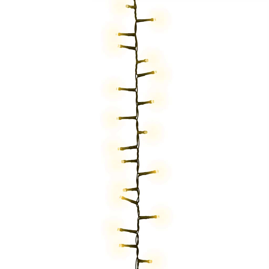 kompakt LED-lyskæde 3000 LED'er 65 m PVC varmt hvidt lys