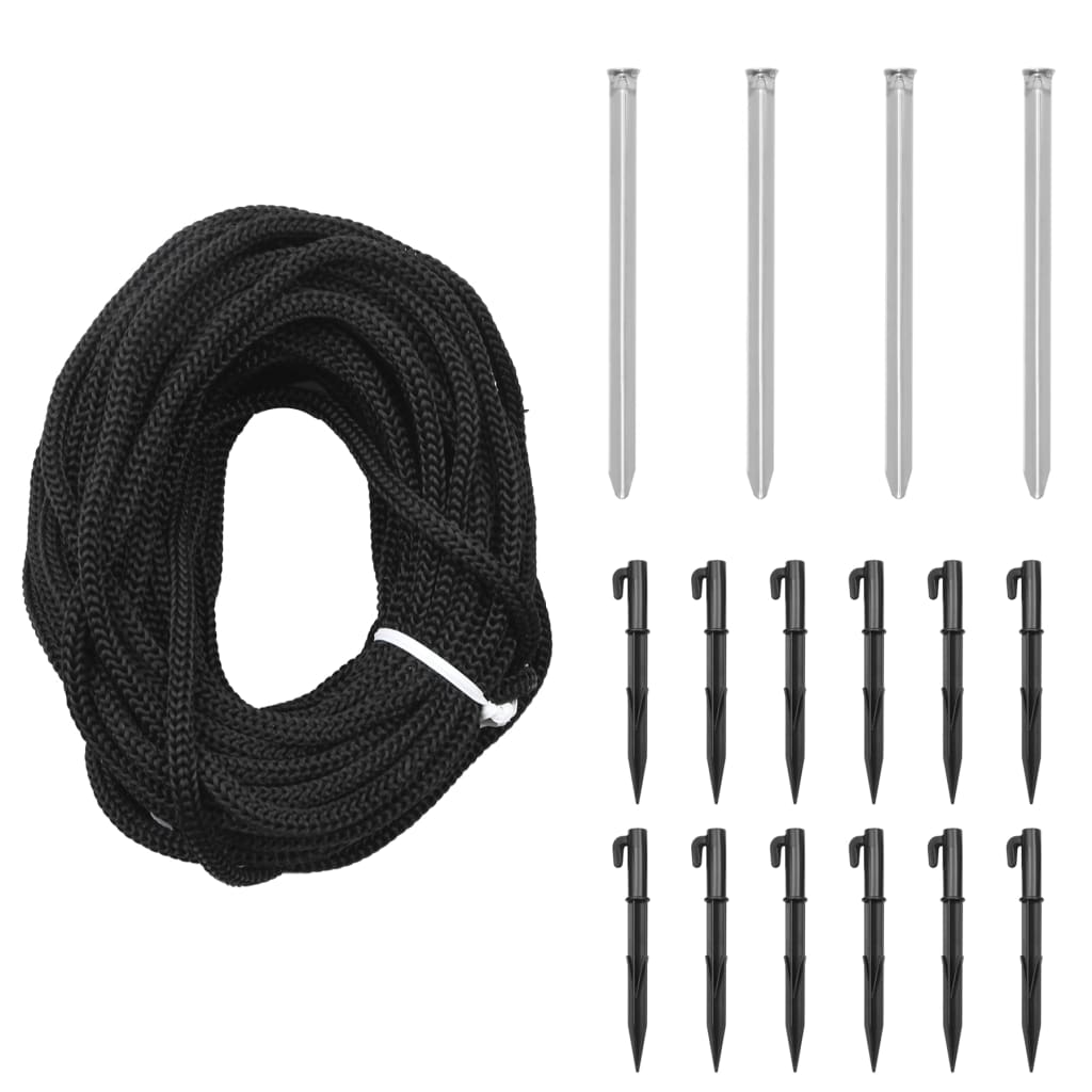 juletræ med spyd 732 LED'er 500 cm farverigt lys