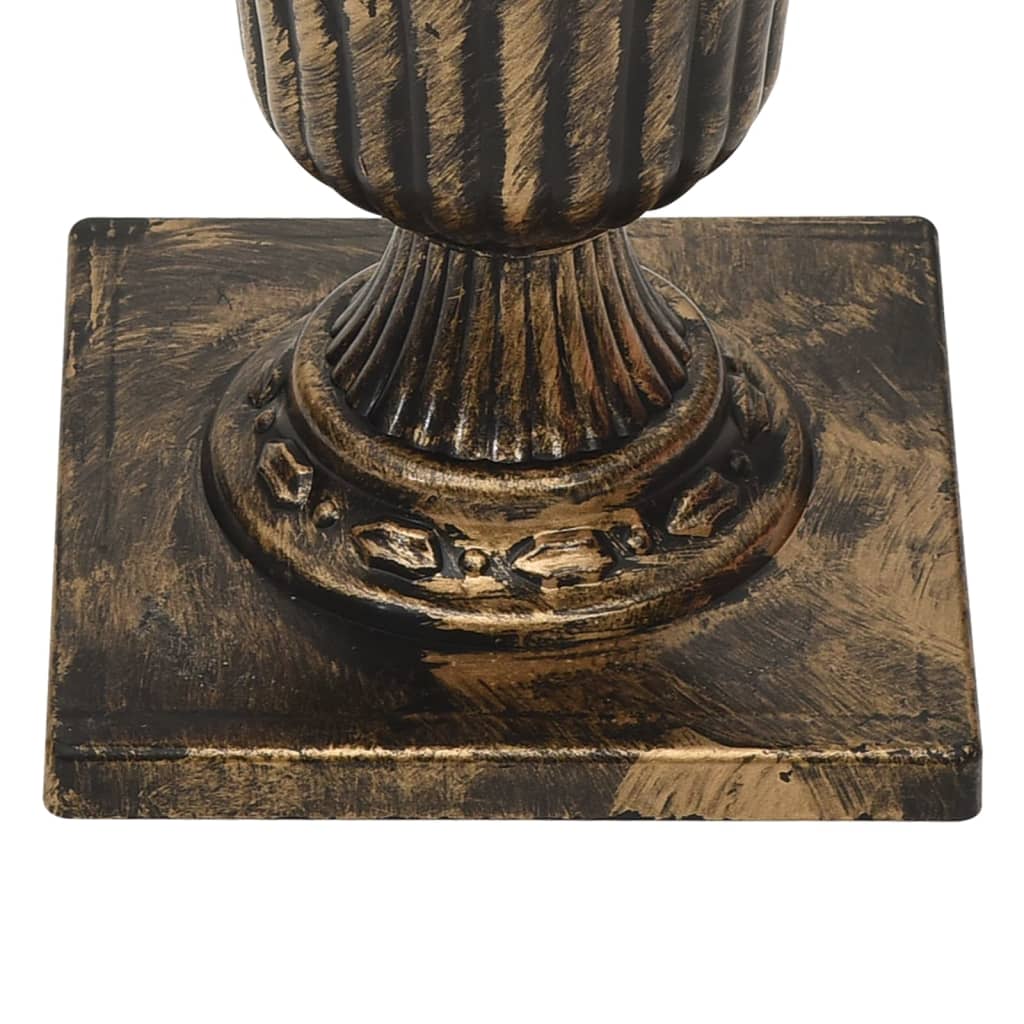 juletræ med lys og potte PVC 120 cm hvid