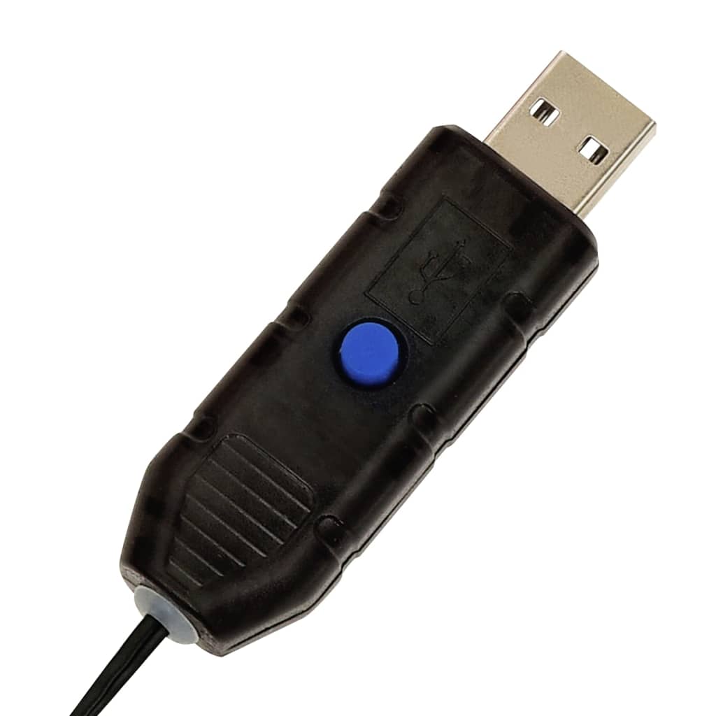 juletræ med lys og potte PVC 120 cm hvid