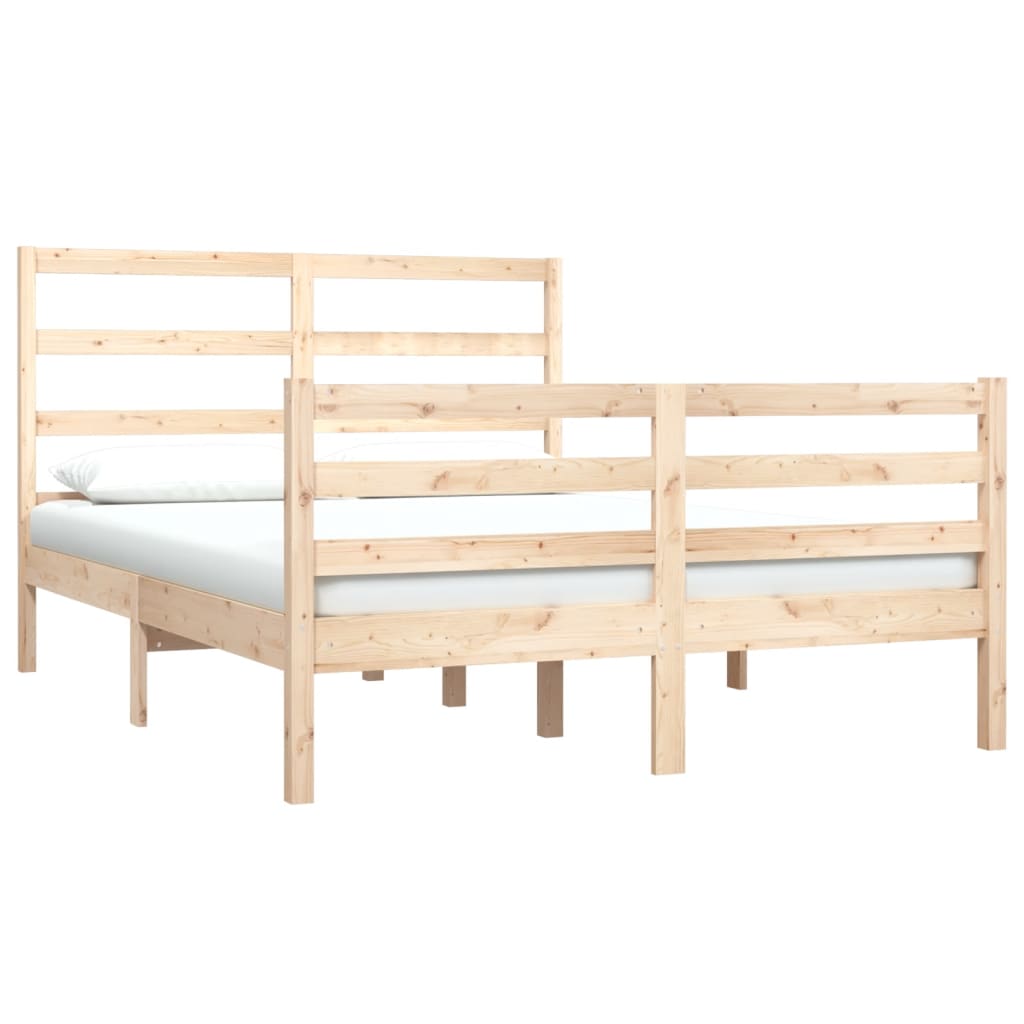sengeramme 120x190 cm massivt fyrretræ