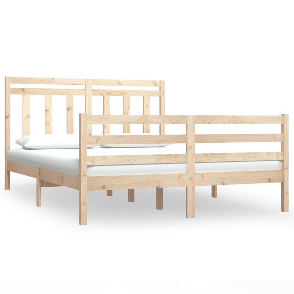 sengeramme 120x190 cm massivt træ