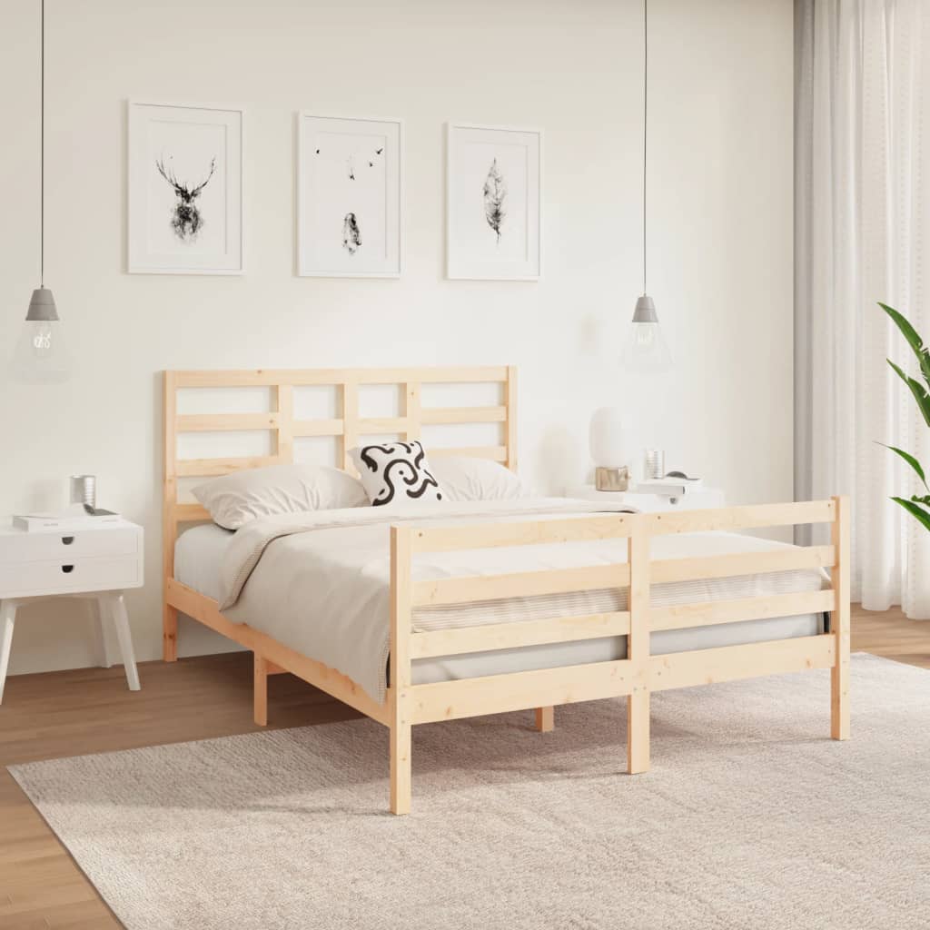 sengeramme 120x190 cm massivt træ