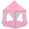legetelt med 250 bolde 133x140 cm prinsessetema pink