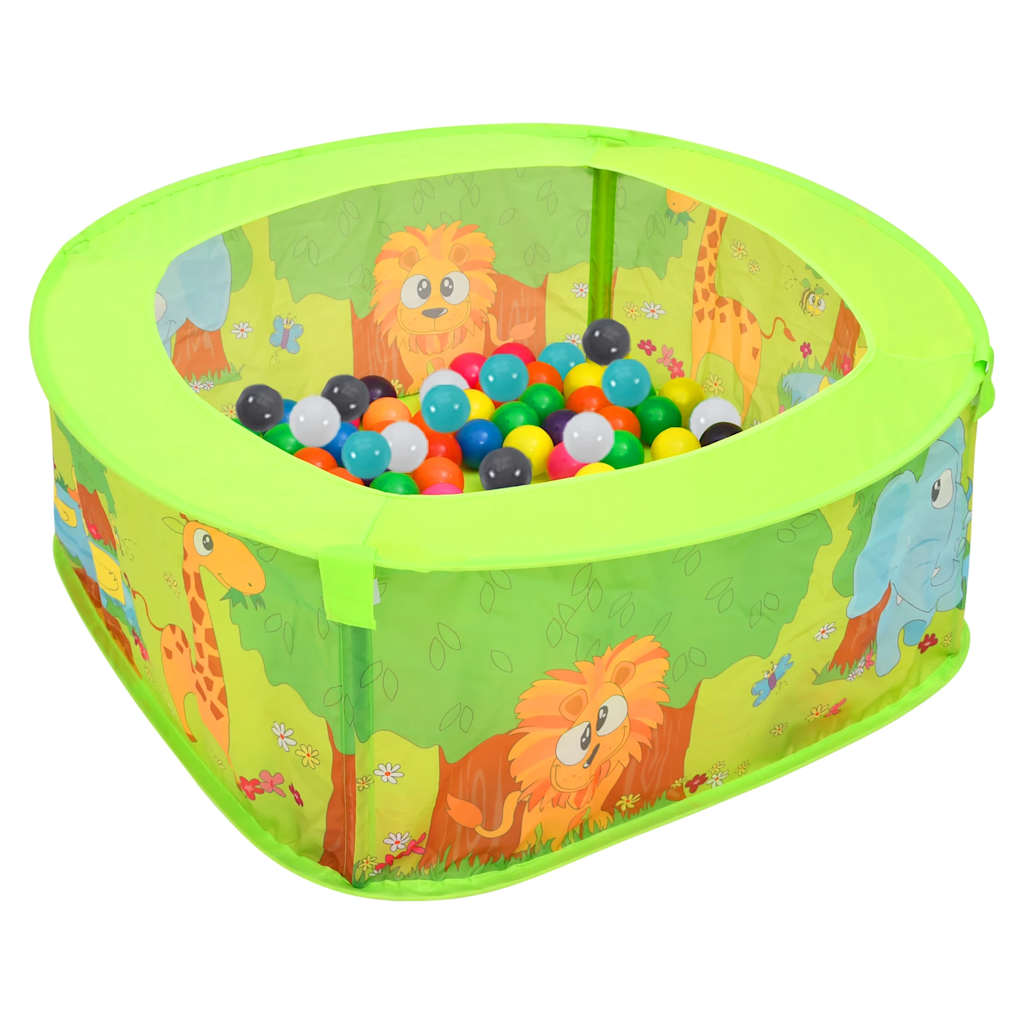 boldgrav med 300 bolde 75x75x32 cm