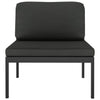 3-personers havesofa med hynder aluminium antracitgrå
