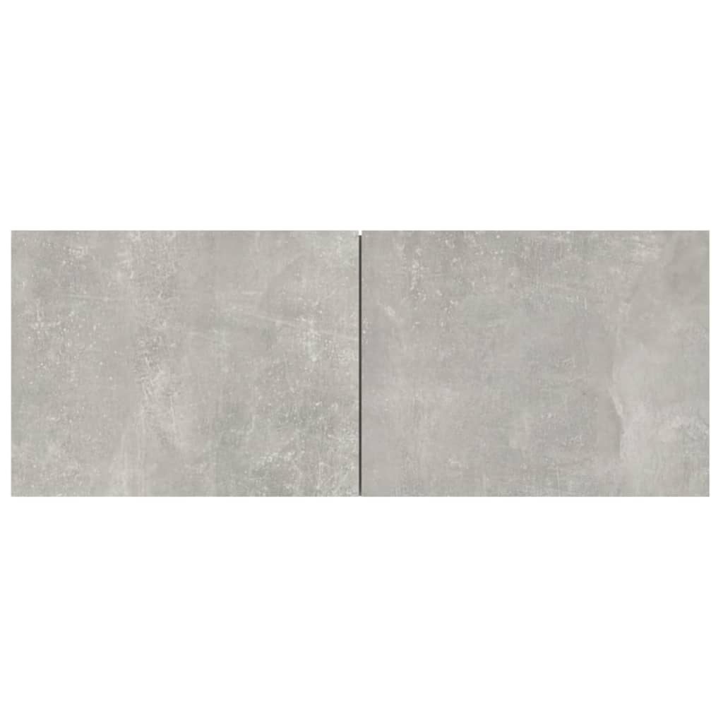 tv-skabe 2 stk. 80x30x30 cm konstrueret træ betongrå