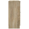 skænke 2 stk. 30x30x70 cm konstrueret træ sonoma-eg