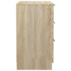 sengeborde 2 stk. 40x36x65 cm sonoma-eg