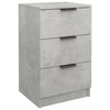 sengebord 40x36x65 cm 2 stk. betongrå