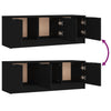 tv-bord 102x35x36,5 cm konstrueret træ sort