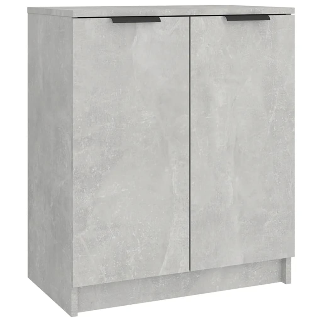 skoskab 59x35x70 cm konstrueret træ betongrå