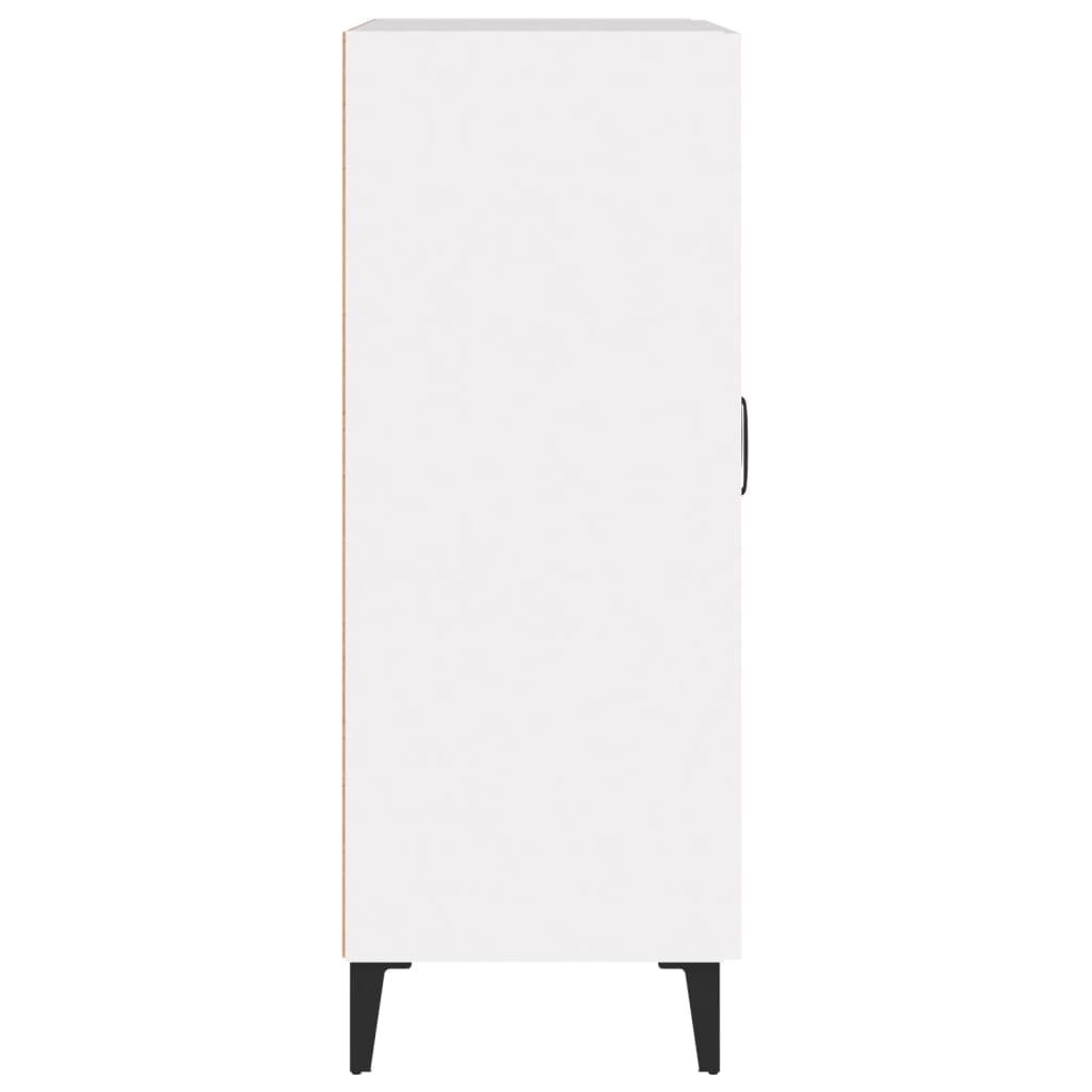 skænk 69,5x34x90 cm konstrueret træ hvid