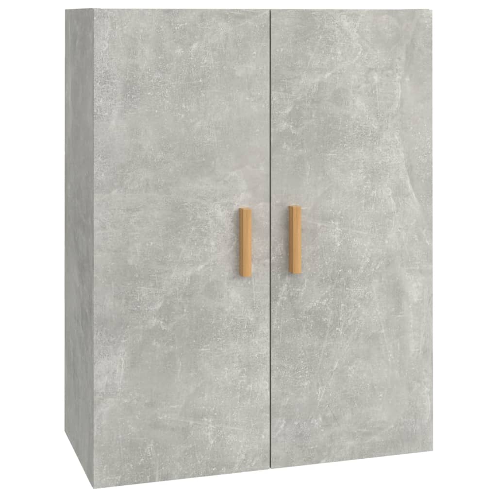 vægskab 69,5x34x90 cm betongrå