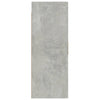 vægskab 69,5x34x90 cm betongrå