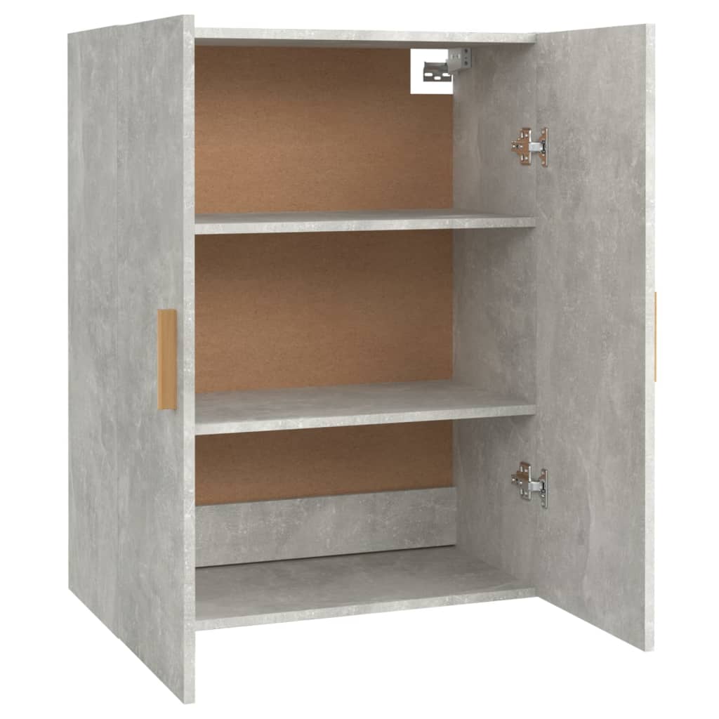vægskab 69,5x34x90 cm betongrå