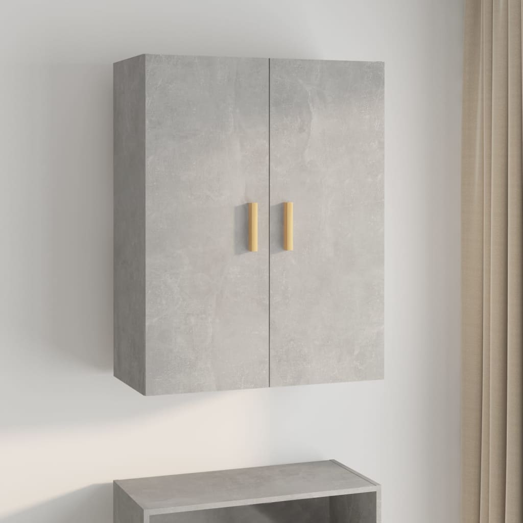 vægskab 69,5x34x90 cm betongrå