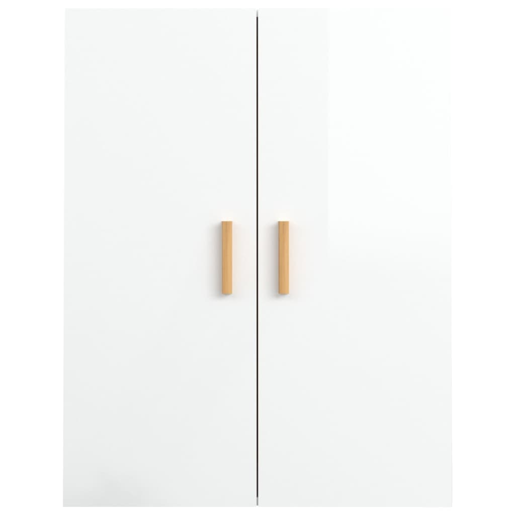 vægskab 69,5x34x90 cm hvid højglans