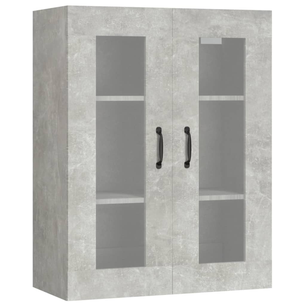vægskab 69,5x34x90 cm betongrå