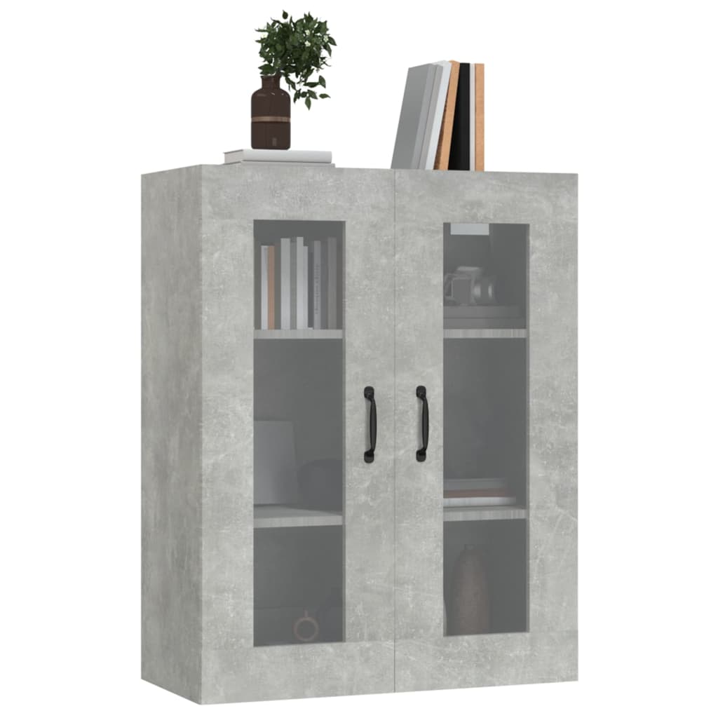 vægskab 69,5x34x90 cm betongrå