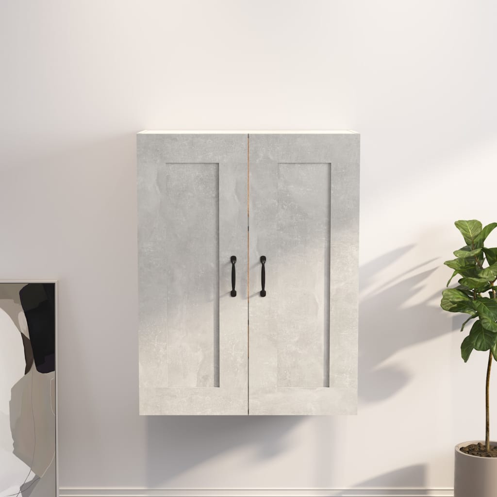 vægskab 69,5x32,5x90 cm betongrå